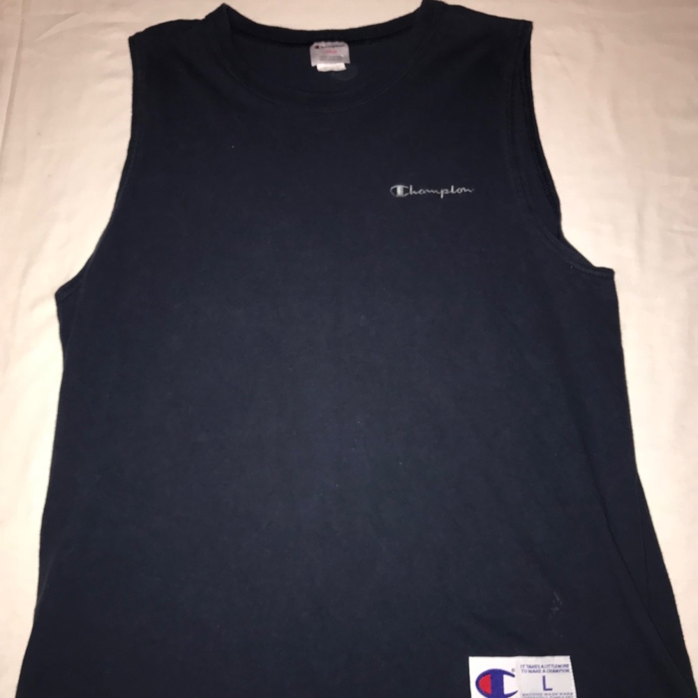 MENS 1990s CHAMPION MUSCLE SHIRT L authentic